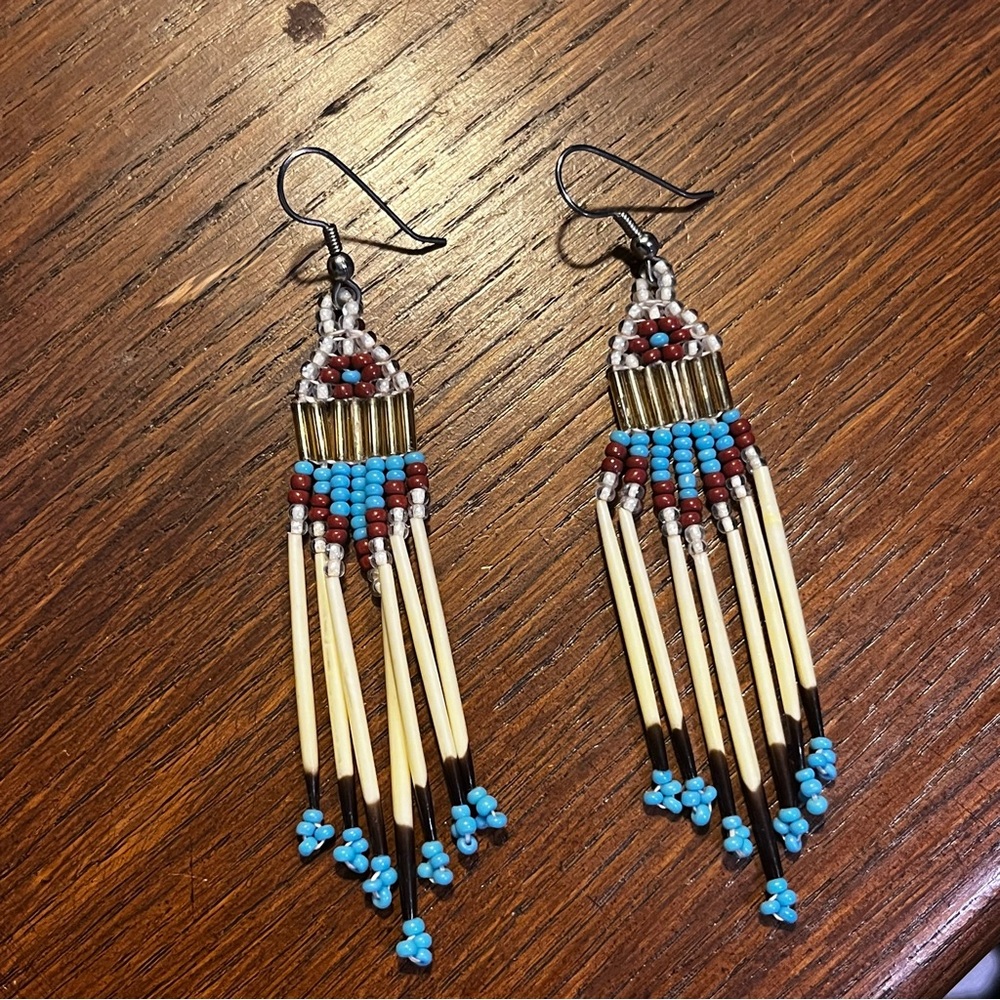 Beaded Earrings - Picture 1 of 5